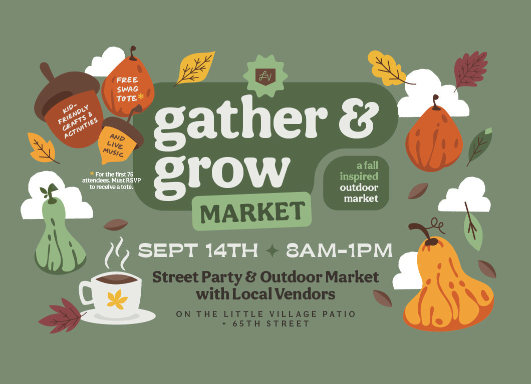 Gather & Grow Market Returns Sunday, Sept 14 🍂 (with all the fall vibes!)