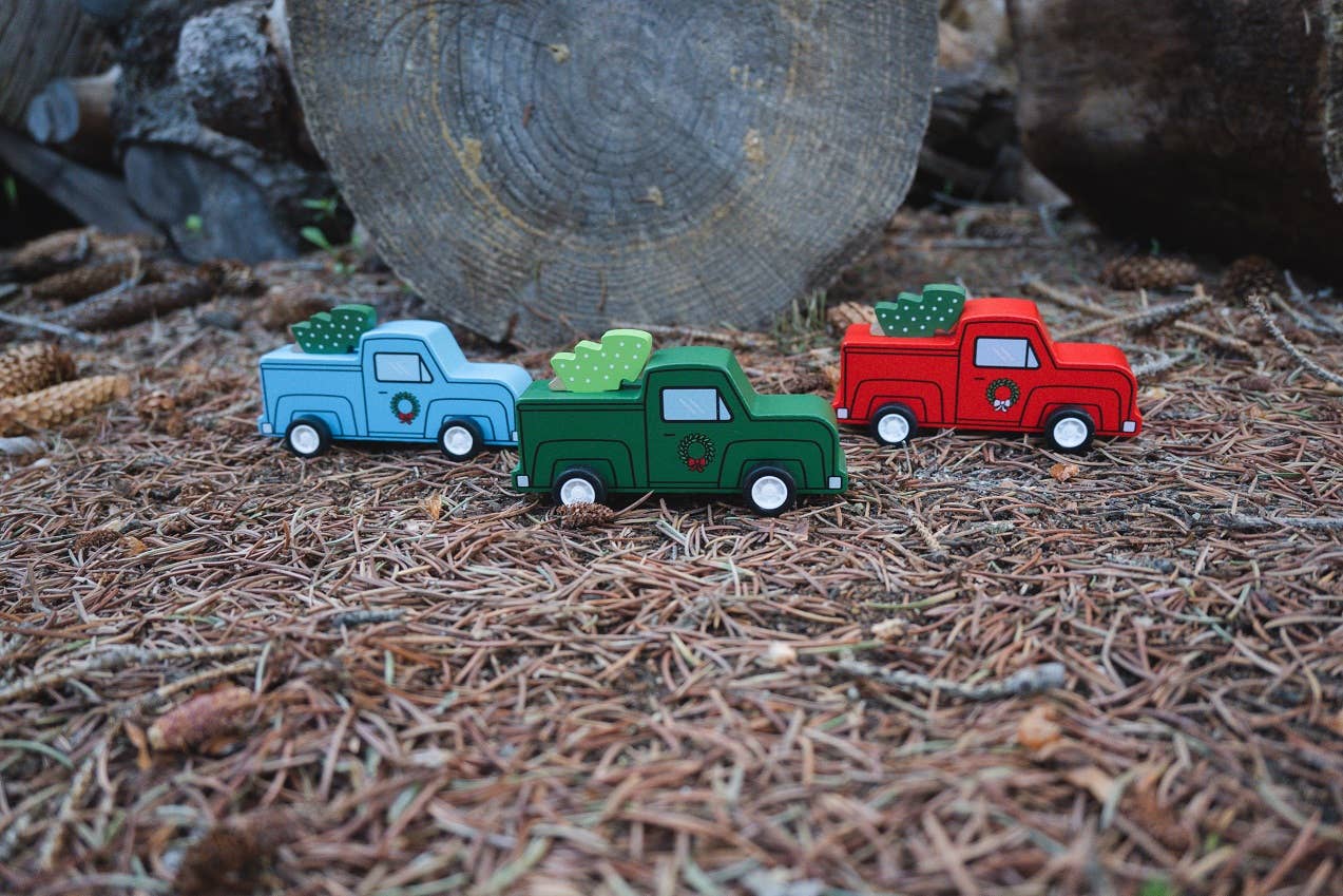 Retro Truck & Tree - Pull Back - Jack Rabbit Creations - Pull Back Retro Truck & Christmas Tree Refill - Set of 24
