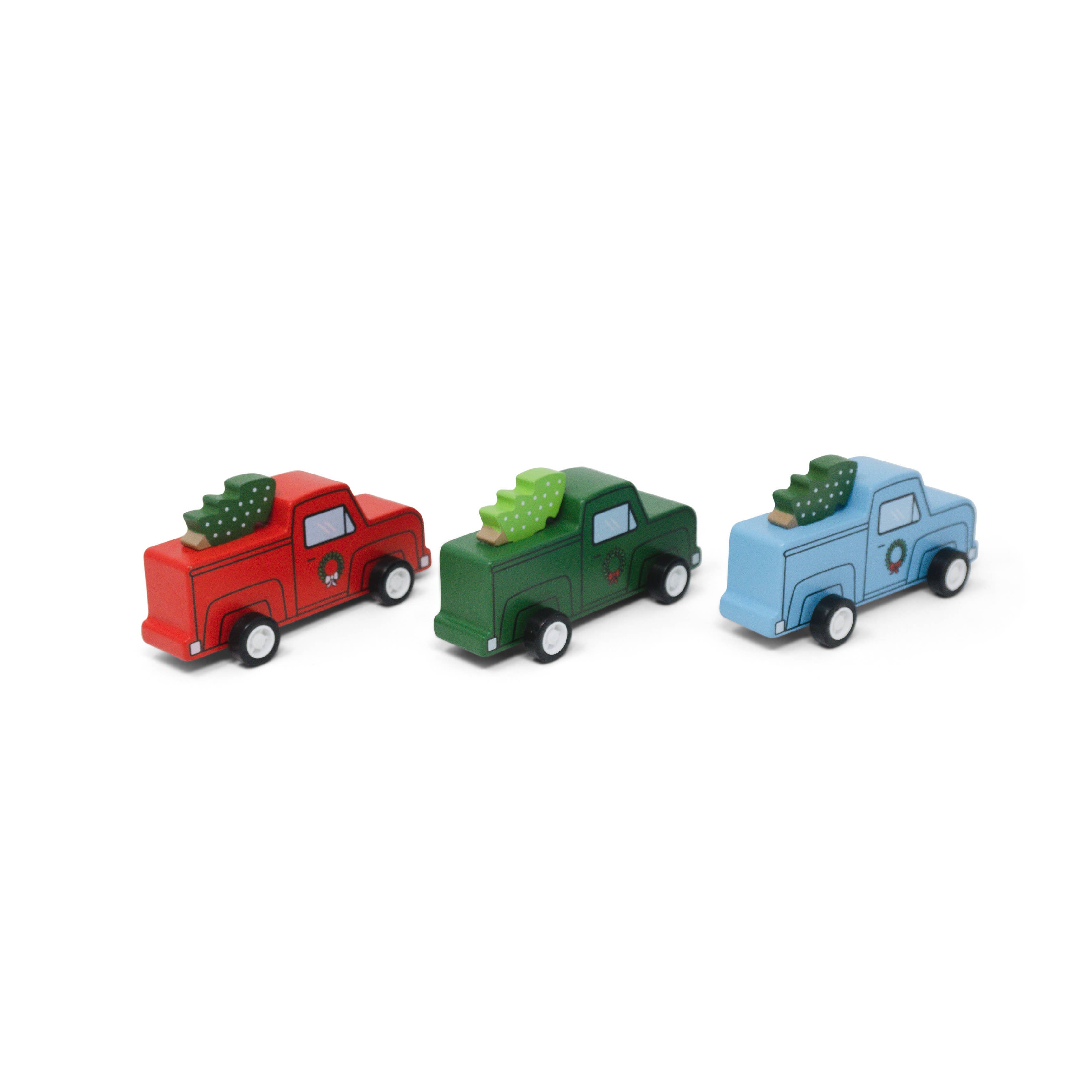 Retro Truck & Tree - Pull Back - Jack Rabbit Creations - Pull Back Retro Truck & Christmas Tree Refill - Set of 24