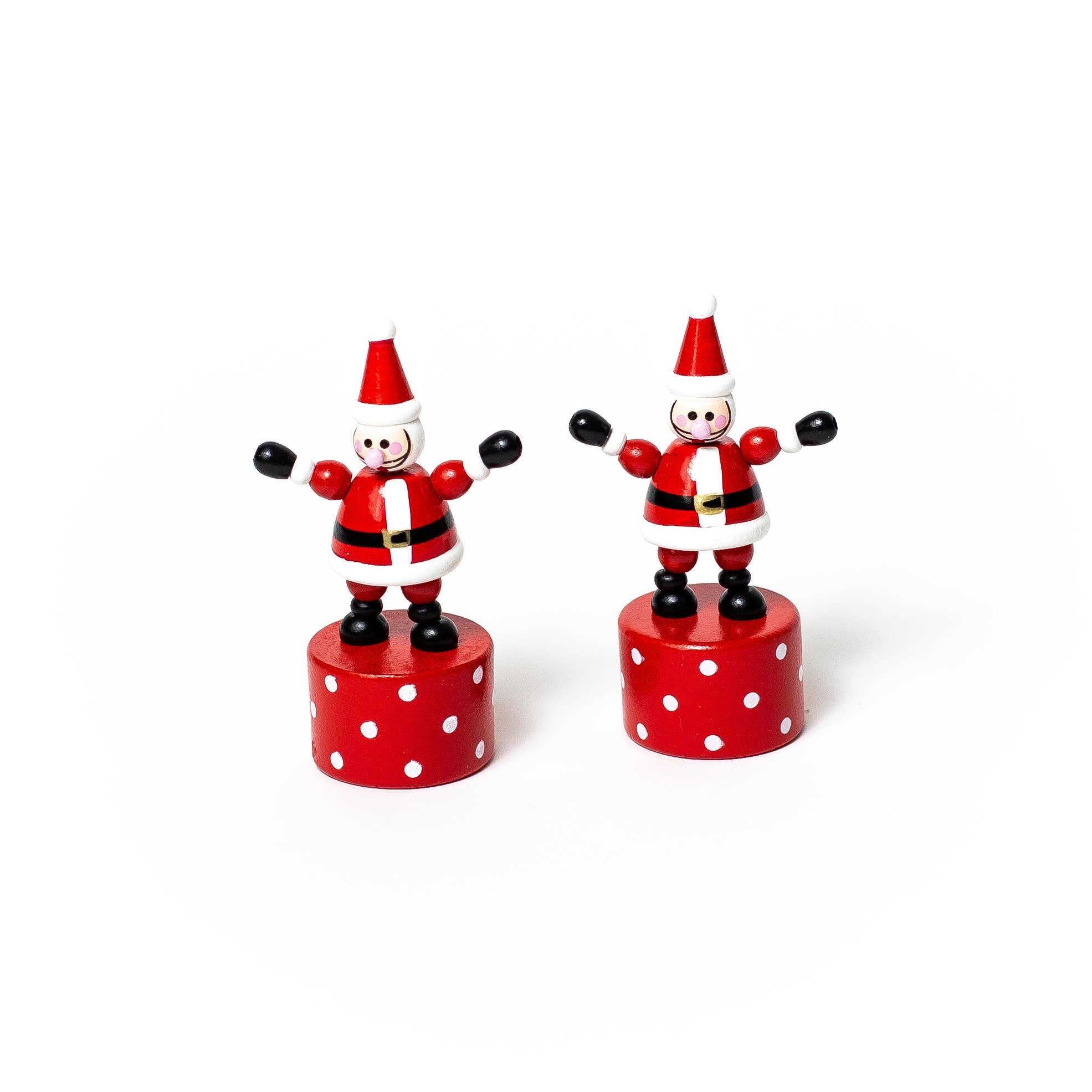 Santa & Reindeer Push Puppets - Jack Rabbit Creations - Santa & Reindeer Christmas Push Puppets Refill - Set of 24