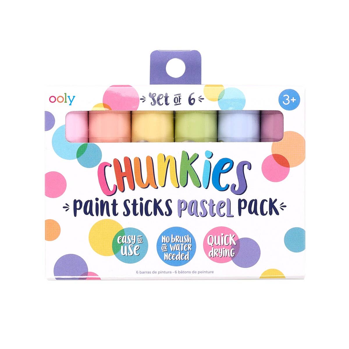 Pastel Chunkies Paint Sticks: Pastel - Set of 6 - OOLY