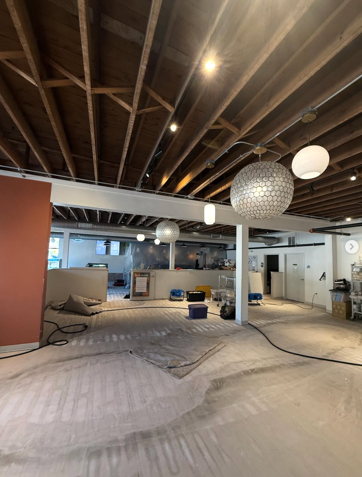 We're Closed Tues + Wed for Floor Repairs (Fresh Floors Coming!)