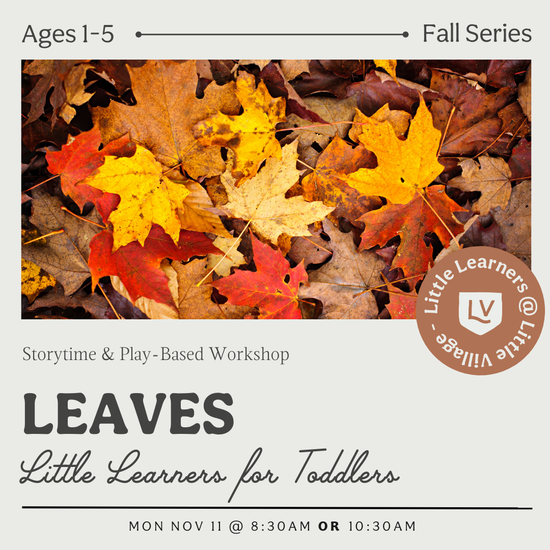 Little Learners Class: Leaves 🍁