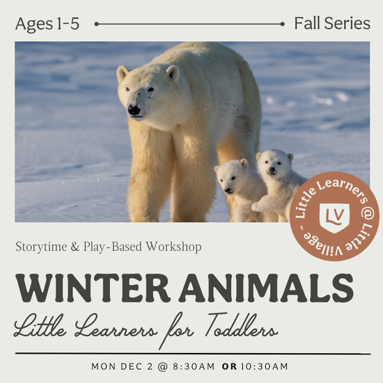 Little Learners Class: Winter Animals 🐧