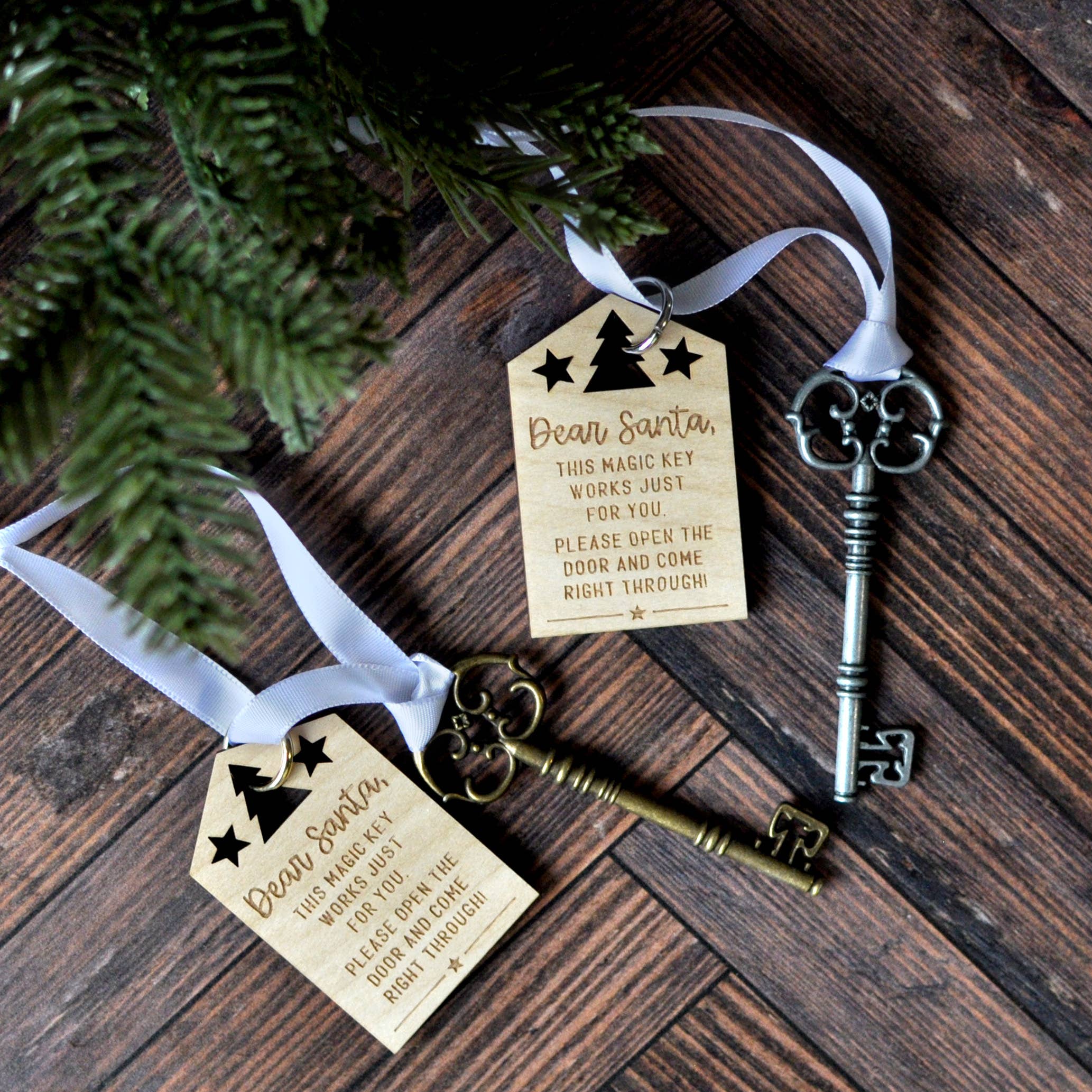 Magic Santa Key Door Ornament for Christmas