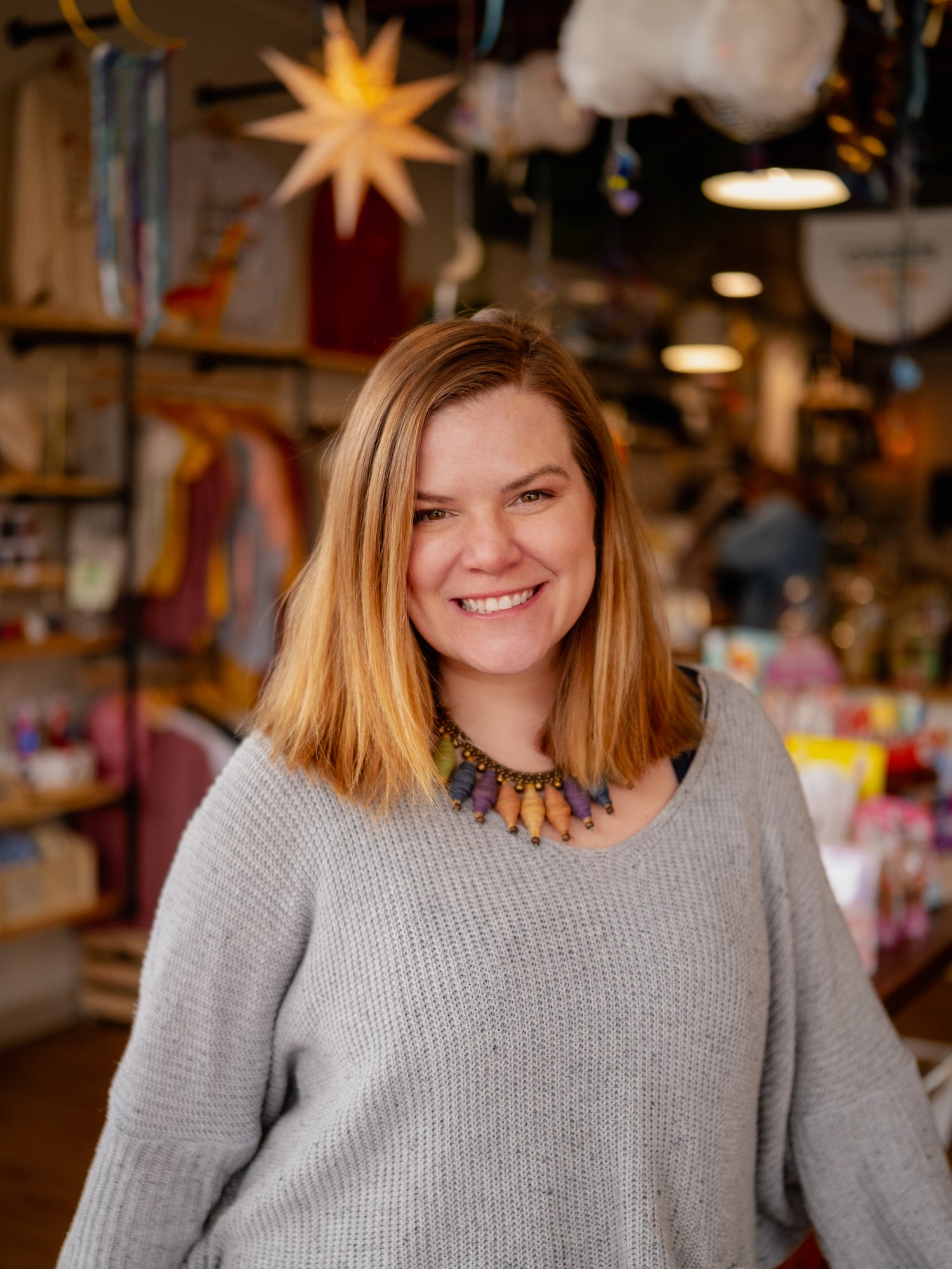 Jenni Shine, Director of Programming and lead teacher of Story Sprouts at Little Village Play Cafe