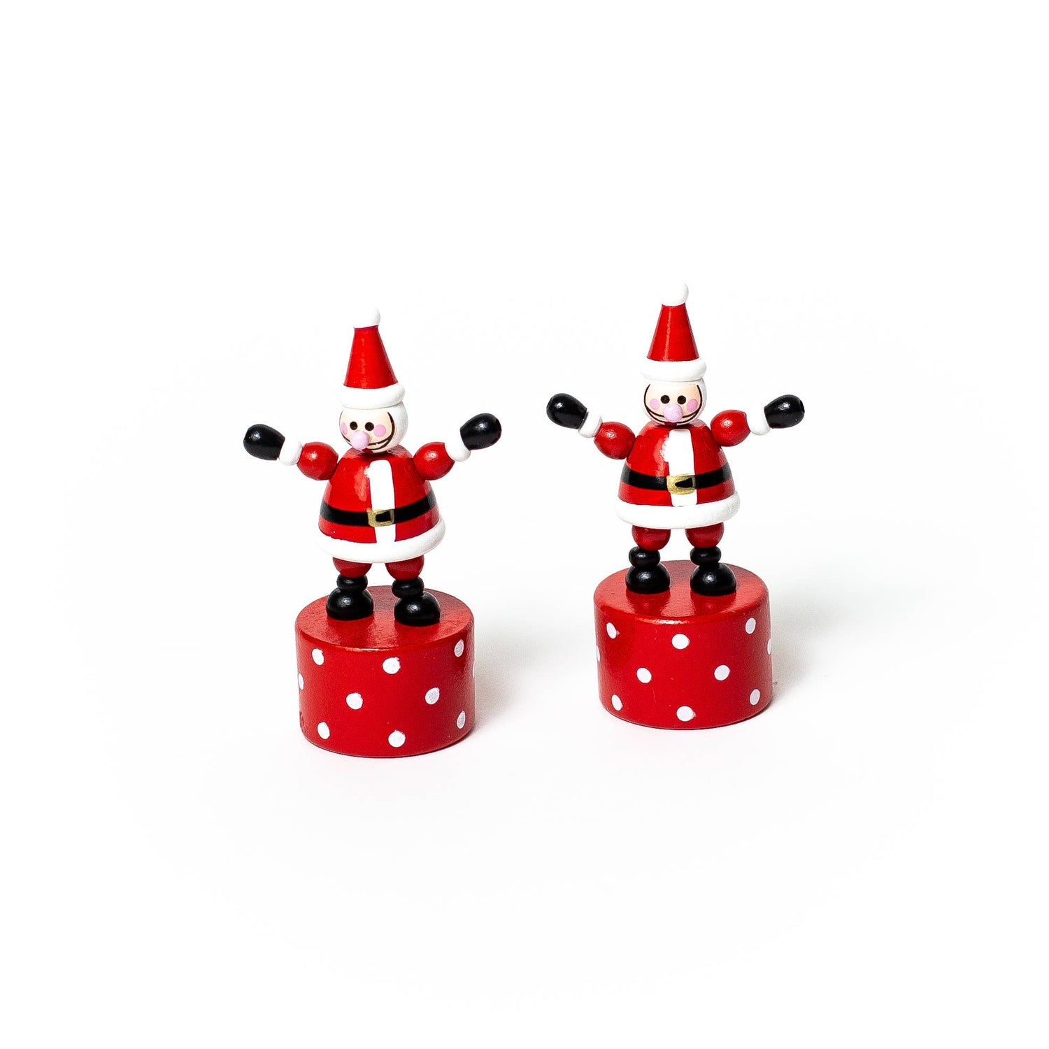 Santa &amp; Reindeer Push Puppets - Jack Rabbit Creations - Santa &amp; Reindeer Christmas Push Puppets Refill - Set of 24