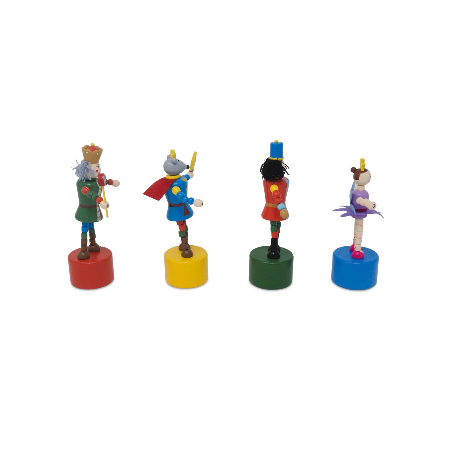 Nutcracker Push Puppet - Jack Rabbit Creations - Nutcracker Christmas Push Puppets Refill - Set of 24