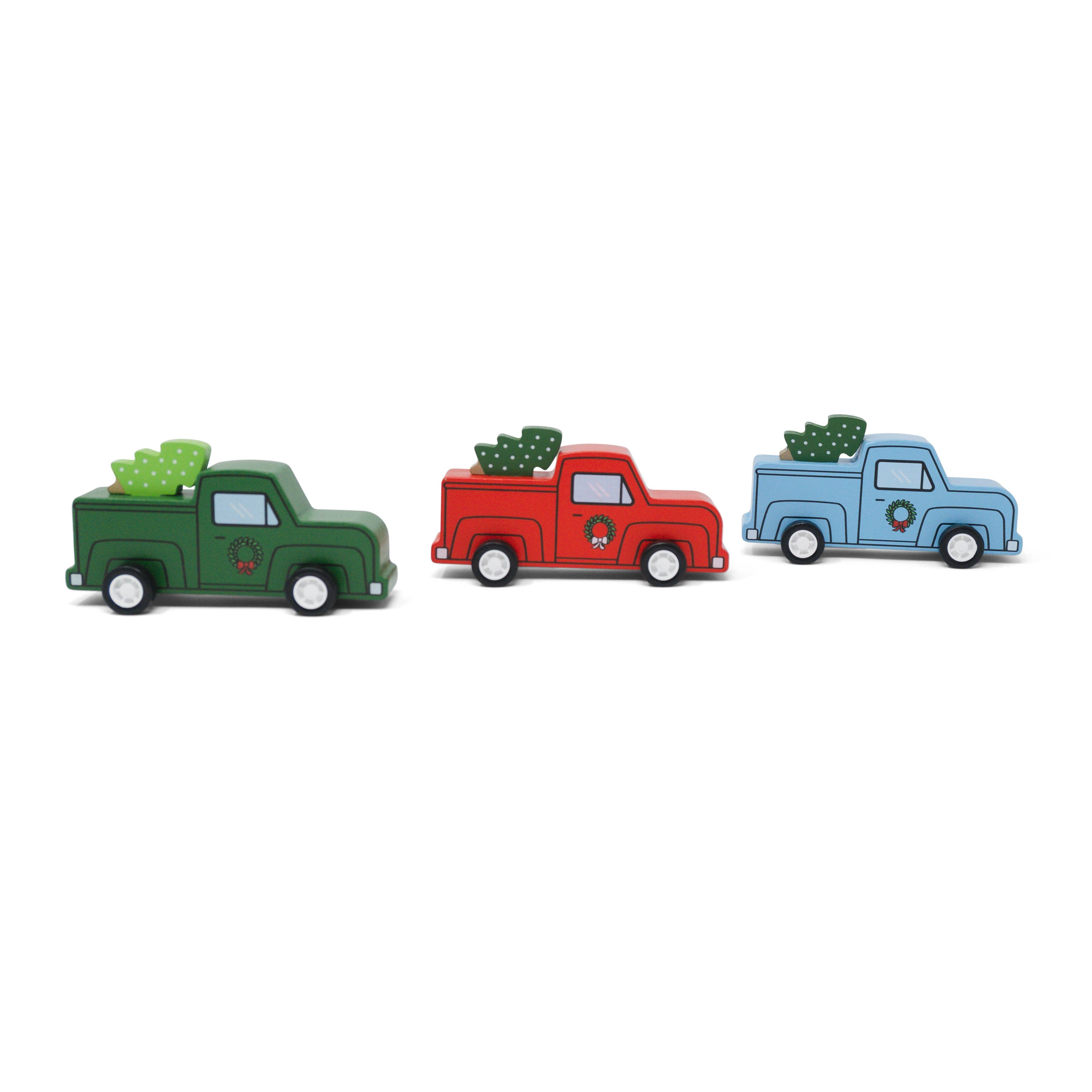Retro Truck &amp; Tree - Pull Back - Jack Rabbit Creations - Pull Back Retro Truck &amp; Christmas Tree Refill - Set of 24