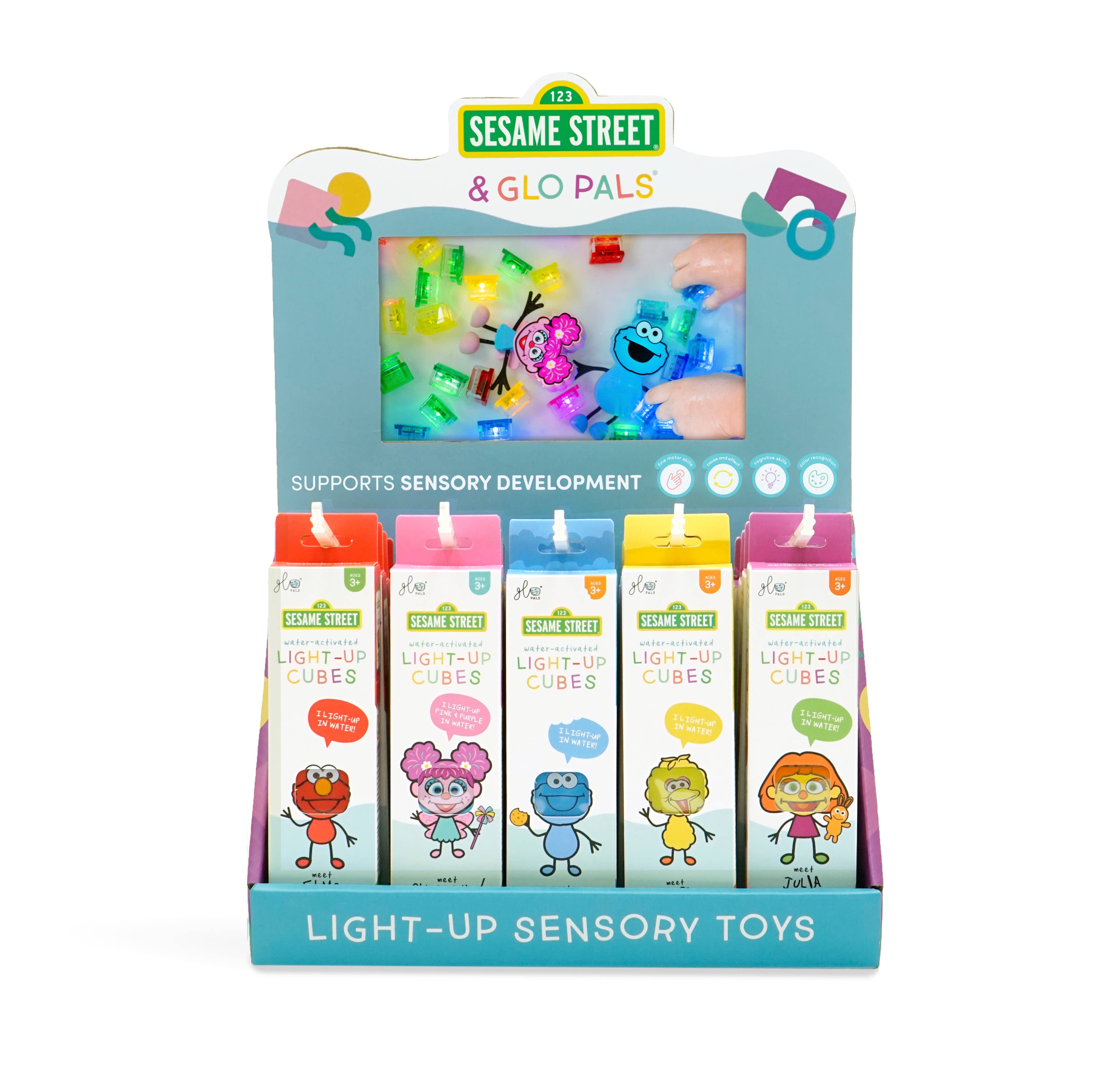 Glo Pals x Sesame 4PK Display with Built in Video Player